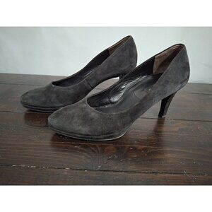 Paul Green Black Suede Pumps/Pre-owned, Size 9 (US)